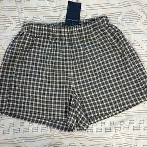 brandy melville plaid shorts